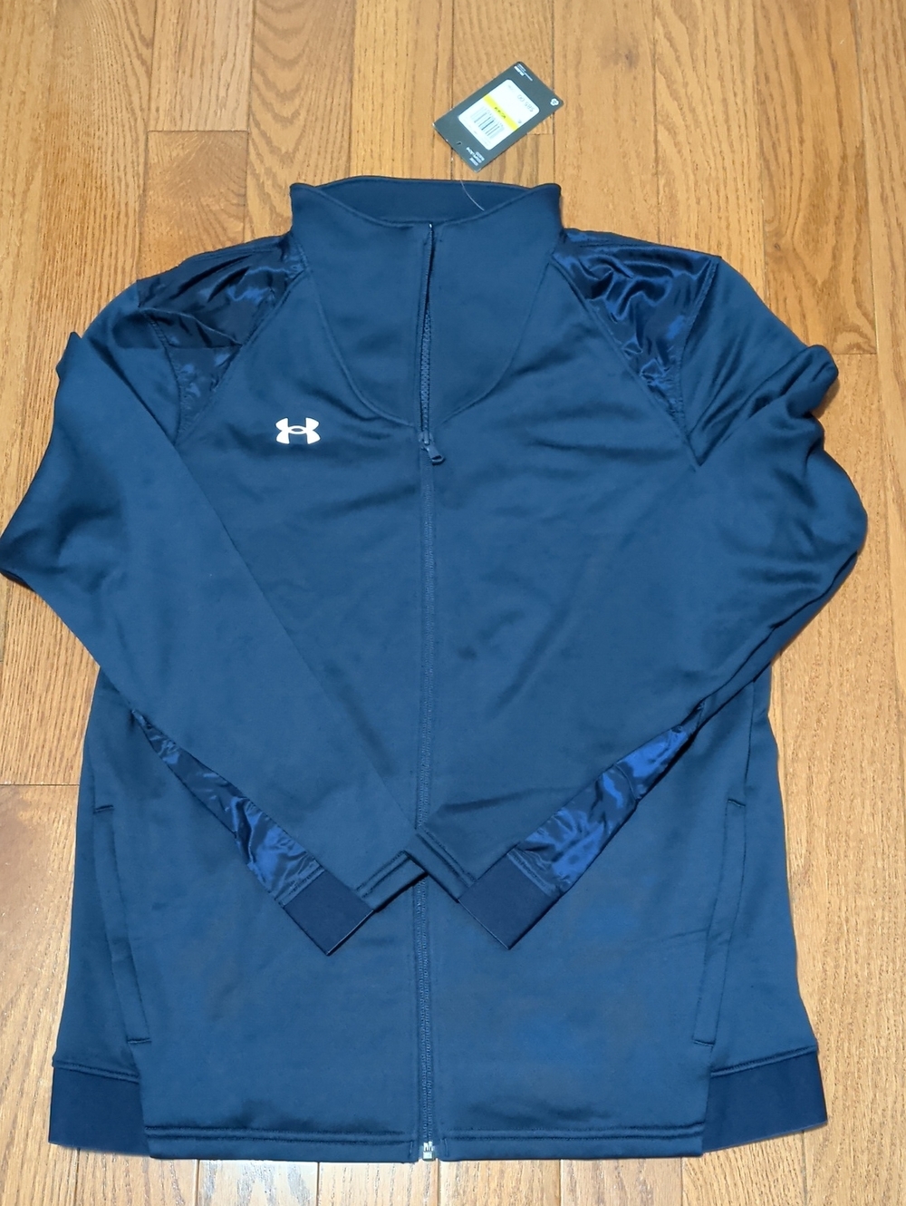 Under Armour Women's Navy Full-Zip Training Jacket